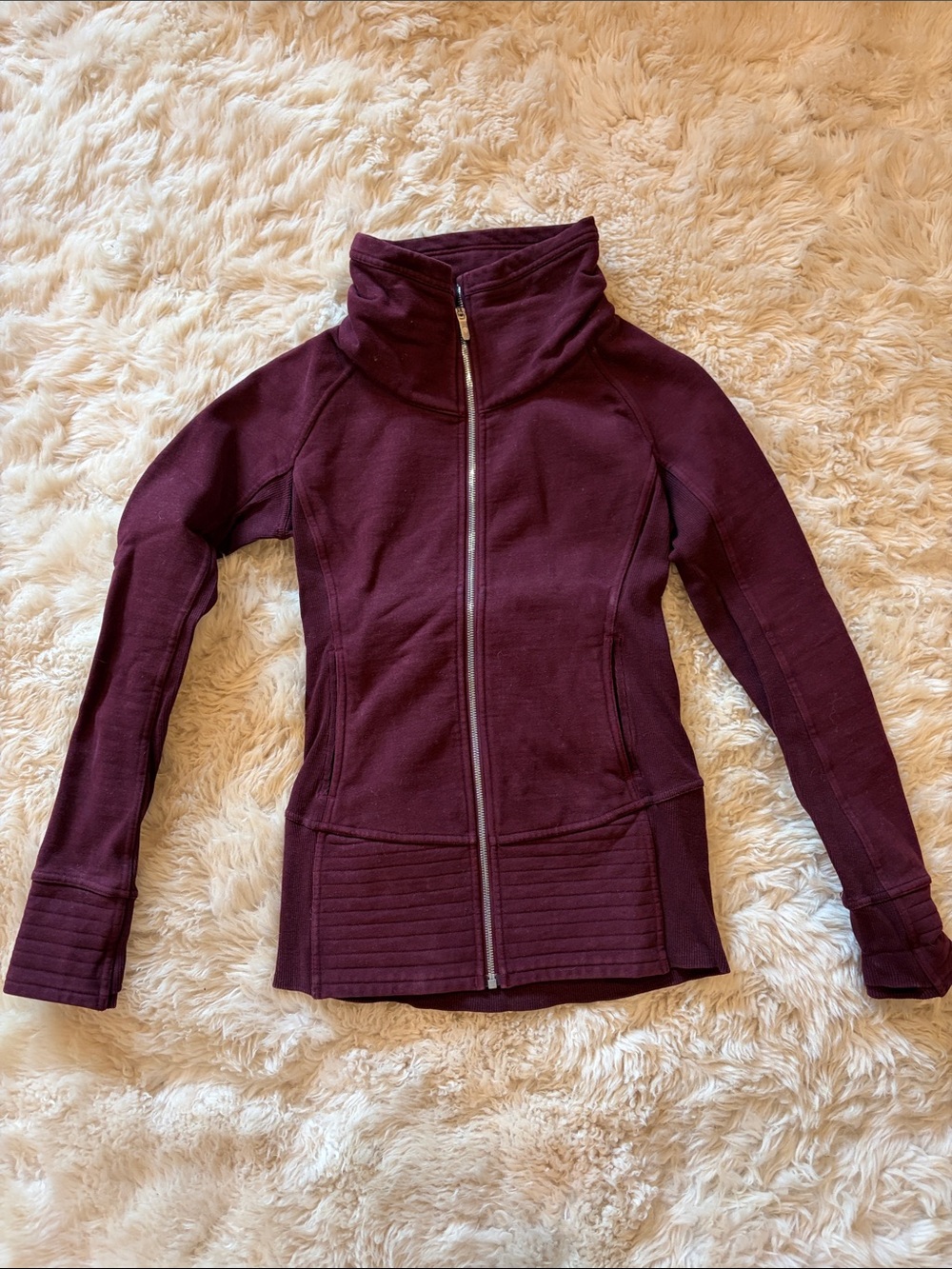 lululemon athletica Deep Wine Full-Zip Utility Jacket